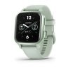 Venu® Sq 2 - Metallic Mint безел с Cool Mint корпус и силиконова каишка - Portmoneta.bg