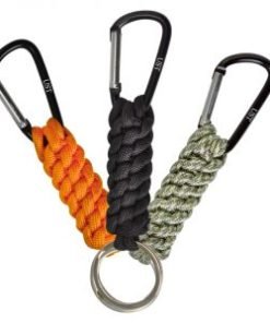 Паракорд с карабинер, цвят асорти