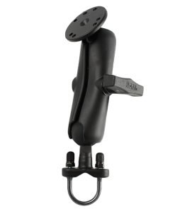 RAM Монтажно устройство с две сфери и U-болт и кръгла плоча