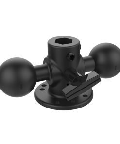 RAM Кръгла основа с адаптер с две сфери и ръчка
