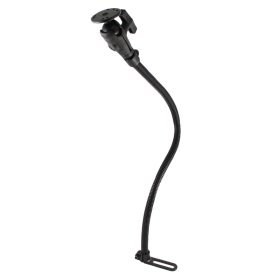 RAM Pod I Автомобилна стойка с 30" гъвкава алуминева тръба и кръгла основа