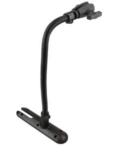 RAM стойка за сонарен трансдюсер с 18" гъвкава тръба и монтажно рамо за Lowrance TotalScan