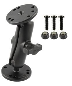 RAM Монтажно устройство с две сфери и хардуер за Garmin Striker и други