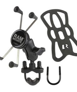 RAM X-Grip стойка за голям смартфон с U-основа за кормило  | Portmoneta.bg