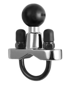 RAM Chrome Handlebar U-Bolt Base for Rails 0.5" to 1" in Diameter  | Portmoneta.bg