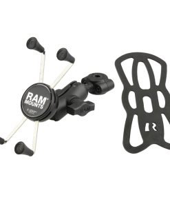 RAM X-Grip Голямо монтажно за смартфон с RAM Torque малка основа за рейлинг