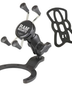 RAM X-Grip Монтажно за смартфон с голяма основа за монтаж на резервоар на мотор