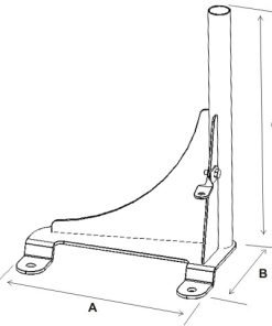 RAM No-Drill Основа за '98-17 GMC Savana Van и други  | Portmoneta.bg
