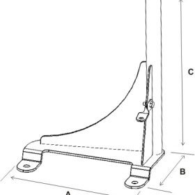 RAM No-Drill Основа за '98-17 GMC Savana Van и други  | Portmoneta.bg