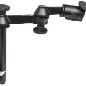 RAM 8" UPPER POLE WITH DOUBLE SWING ARMS & ROUND PLATE  | Portmoneta.bg