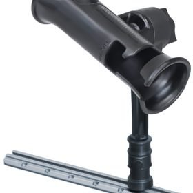 RAM Tube Jr. Държач за въдица с RAM Adapt-a-Post основа за релса  | Portmoneta.bg