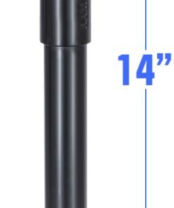 RAM 14" PVC Тръба удължител със сфера и с двойно рамо с две гнезда