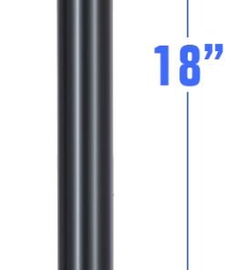 RAM 18" PVC Удължаваща тръба със сфера и рамо с две гнезда