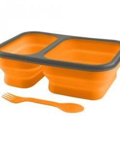 Сгъваема купа с две отделения, Оранжев цвят