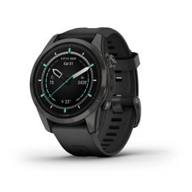 epix™ Pro (Gen 2) | 42 мм - epix™ Pro (Gen 2) – Sapphire Edition | 42 мм - Carbon Grey DLC Titanium с Black каишка - Portmoneta.bg