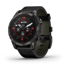 epix™ Pro (Gen 2) | 47 мм - epix™ Pro (Gen 2) – Sapphire Edition | 47 мм - Carbon Grey DLC Titanium с Black кожена каишка* - Portmoneta.bg
