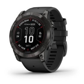 fēnix® 7X Pro - fēnix® 7X Pro – Sapphire Solar Edition - Carbon Grey DLC Titanium с Black каишка - Portmoneta.bg