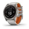 fēnix® 7X Pro - fēnix® 7X Pro – Sapphire Solar Edition - Titanium с Fog Gray/Ember Orange каишка - Portmoneta.bg