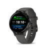 Venu® 3S - Slate безел с Pebble Gray корпус и силиконова каишка - Portmoneta.bg