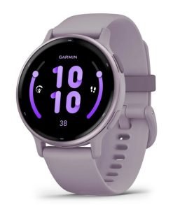 vívoactive® 5 - vívoactive® 5 - Metallic Orchid безел с Orchid корпус и силиконова каишка - Portmoneta.bg