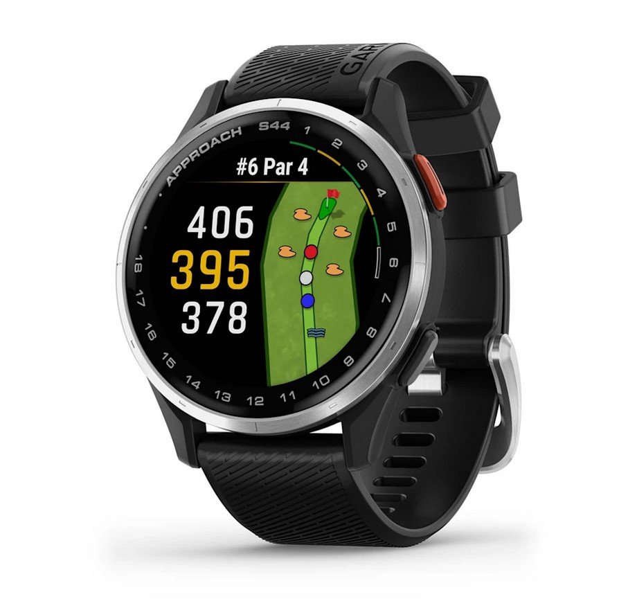 Approach® S44 - Approach® S44 - Silver Aluminium безел с Black силиконова каишка - Portmoneta.bg