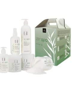 Комплект за начинаещи Jessica: ZenSpa Revive вулканична пемза ексфолиращ скраб за крака 435 g + ZenSpa Restore алое вера гел за премахване на кожички 251 ml + ZenSpa Intense витамин Е овлажняващ крем за крака 425 g + ZenSpa Awaken успокояващ сол за баня за крака 453 g + ZenSpa Refresh Без парабени Енергизиращ Спрей за крака 251 ml