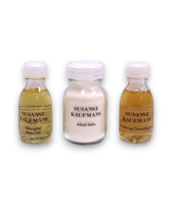 Susanne's Home Spa Collection Set Susanne Kaufmann: Почистващи продукти за лице без парабени пречистващ почистващ гел за лице 30 мл + лосиони и кремове за тяло без сулфати подхранващ масло за тяло дневен 15 мл + маски за лице и ексфолианти ензим ексфолиращ почистващ препарат 15 мл + маски за лице и ексфолианти Без парабени овлажняваща нощна крем маска за лице 15 ml + масла за тяло невен хидратиращо масло за тяло 30 ml