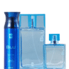 Blu Set Ajmal: Blu Парфюмна вода за мъже 90 ml + Blu Одеколон за мъже 90 ml + Blu парфюмиран дезодорант спрей за мъже 200 ml