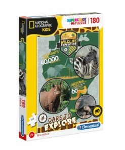Clementoni National Geographic Kids Wildlife Expedition Пъзел Унисекс 7+ години 180 бр.