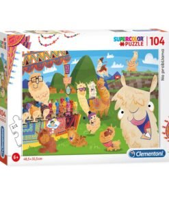 Clementoni SuperColor No ProbLLAMA Пъзел Унисекс 6+ години 104 бр.