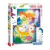 Комплект Duo Clementoni Supercolor Funny Dinos Пъзел Унисекс 3+ години 2 x 20 бр.
