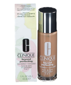 Clinique Beyond Perfecting без парабени матово покритие течен фон дьо тен и коректор 2-в-1 CN 40 Cream Chamois 30 ml *Тестер
