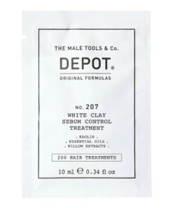 Depot 200 Hair Treatments No. 207 Каолин Крем-маска за лечение на скалпа за регулиране на прекомерния себум 10 ml
