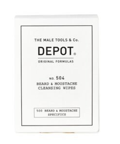 Комплект Depot 500 Beard & Mustache Specifics No. 504 Beard & Mustache Cleansing Wipes 12 бр.
