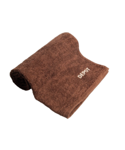 Депо Аксесоари № 715 Салонна текстилна кърпа кафява 50 х 80 см