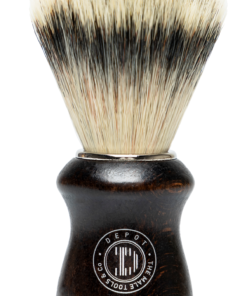 Depot Аксесоари № 731 Луксозна дървена четка за бръснене на лице кафява