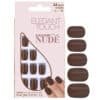 Комплект Elegant Touch Nude Squoval Изкуствени нокти Cocoa 24 бр.