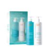 Duo комплект за допълнителен обем Moroccanoil: обем без парабени балсам за коса овлажняване и обем 500 мл + обем без парабени шампоан за коса блясък и тяло 500 мл