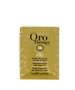 Fanola Oro Therapy 24K Арганово масло За озаряване Флуид за коса 3 мл *Мостра