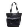 Guess Alby Синтетична кожа Текстилна чанта Toggle Tote Черна За жени