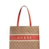Guess Monique текстилна чанта оранжева за жени