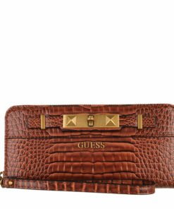 Guess Raffie текстилен портфейл 4G лого SWCB77 60460 коняк за жени