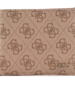 Guess Vezzola текстилен портфейл поставка за монети кафяв унисекс