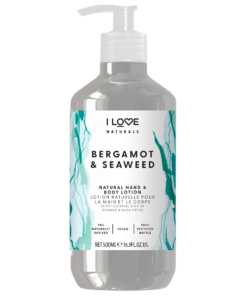 I Love Naturals Collection Веган Овлажняващ Бергамот и водорасли Лосион За ръце и тяло 500 ml
