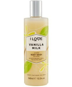 I Love Signature Collection веган почистващо ванилово мляко вода за тяло 360 ml