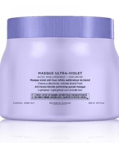 Kerastase Blond Absolu Ultra-Violet Крем-маска за лечение на коса за неутрализиране на жълтите тонове 500 ml