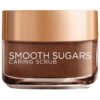 L'Oreal Paris Smooth Sugars 3 Fine Sugars & Cocoa Butter Омекотяващ почистващ скраб за лице 50 ml