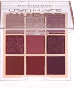 Makeup Revolution Ultimate Nudes палитра сенки за очи тъмни 9 нюанса 81 g