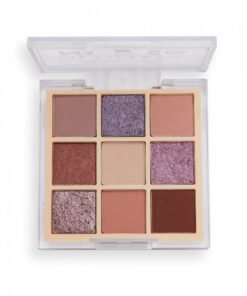 Makeup Revolution Ultimate Nudes палитра сенки за очи светла 9 нюанса 81 g