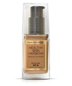 Max Factor Хармония на здравата кожа Течен фон дьо тен 80 Бронз SPF 20 30 ml